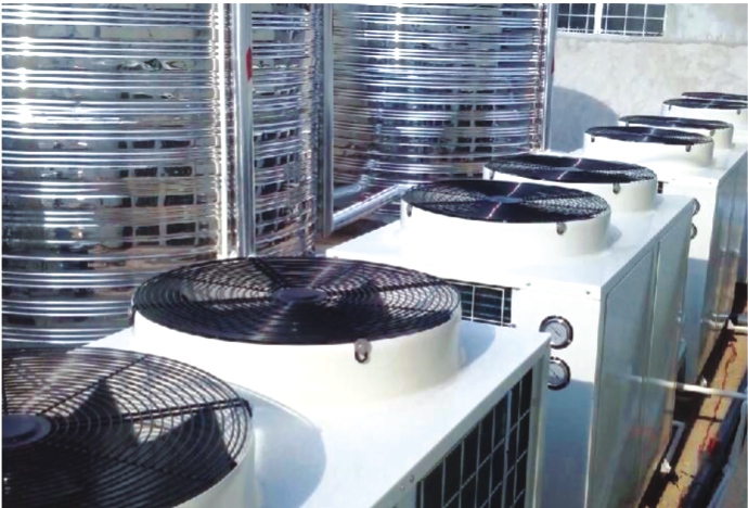 上海空气能热水工程、房地产空气能热水器